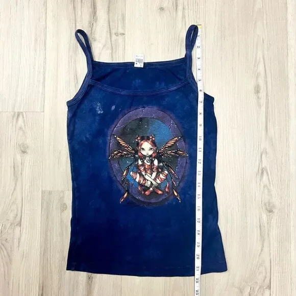 NWOT Mountain Girl x Dolls Kill for Whatnot fairy tank in blue sz S - Picture 6 of 10
